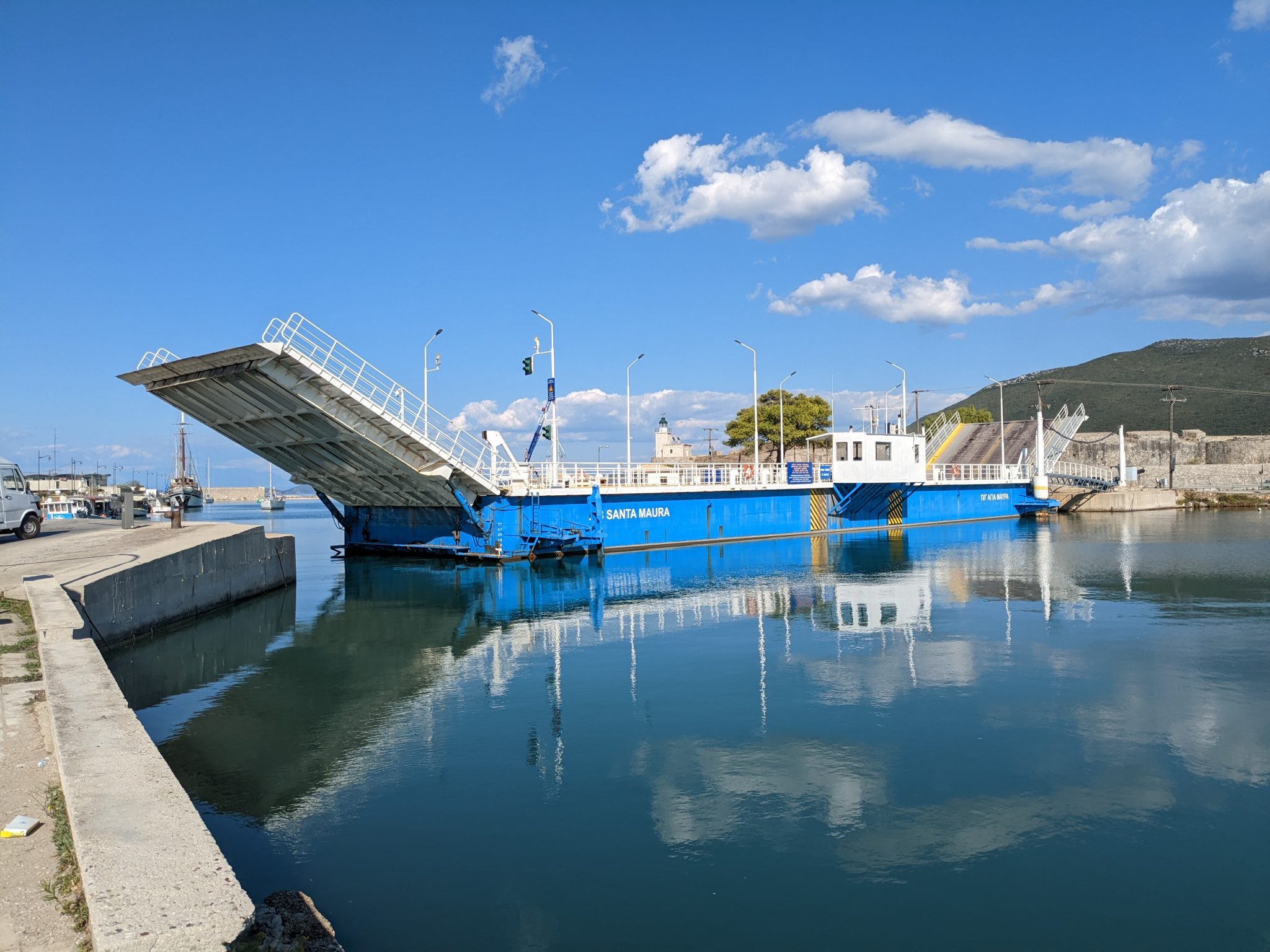 Lefkada Floating Bridge